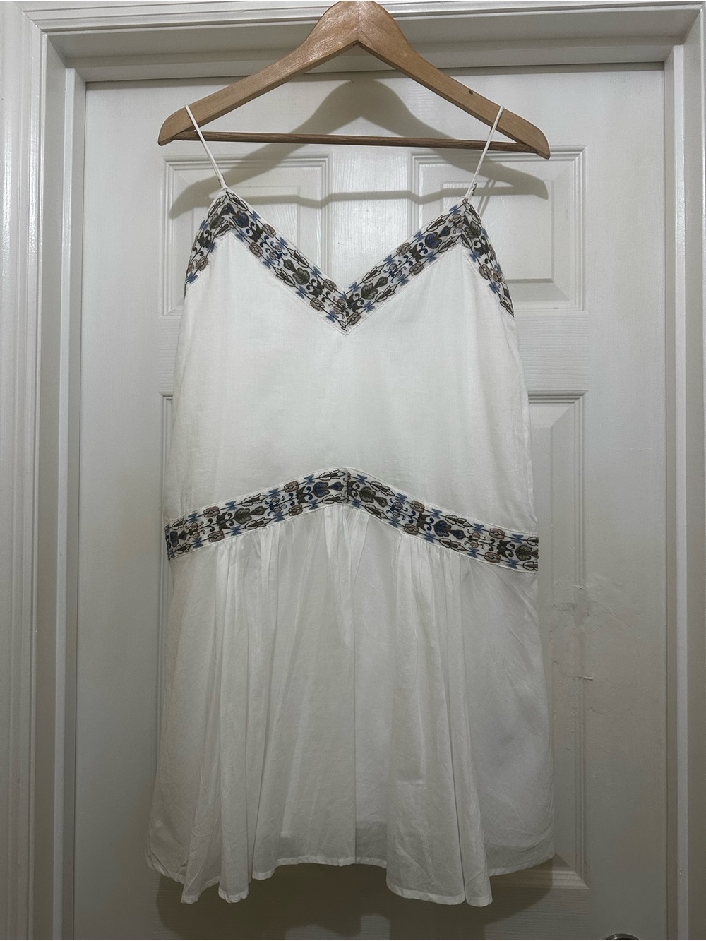 Abercrombie & Fitch White Mini Dress Romper w/Shorts New